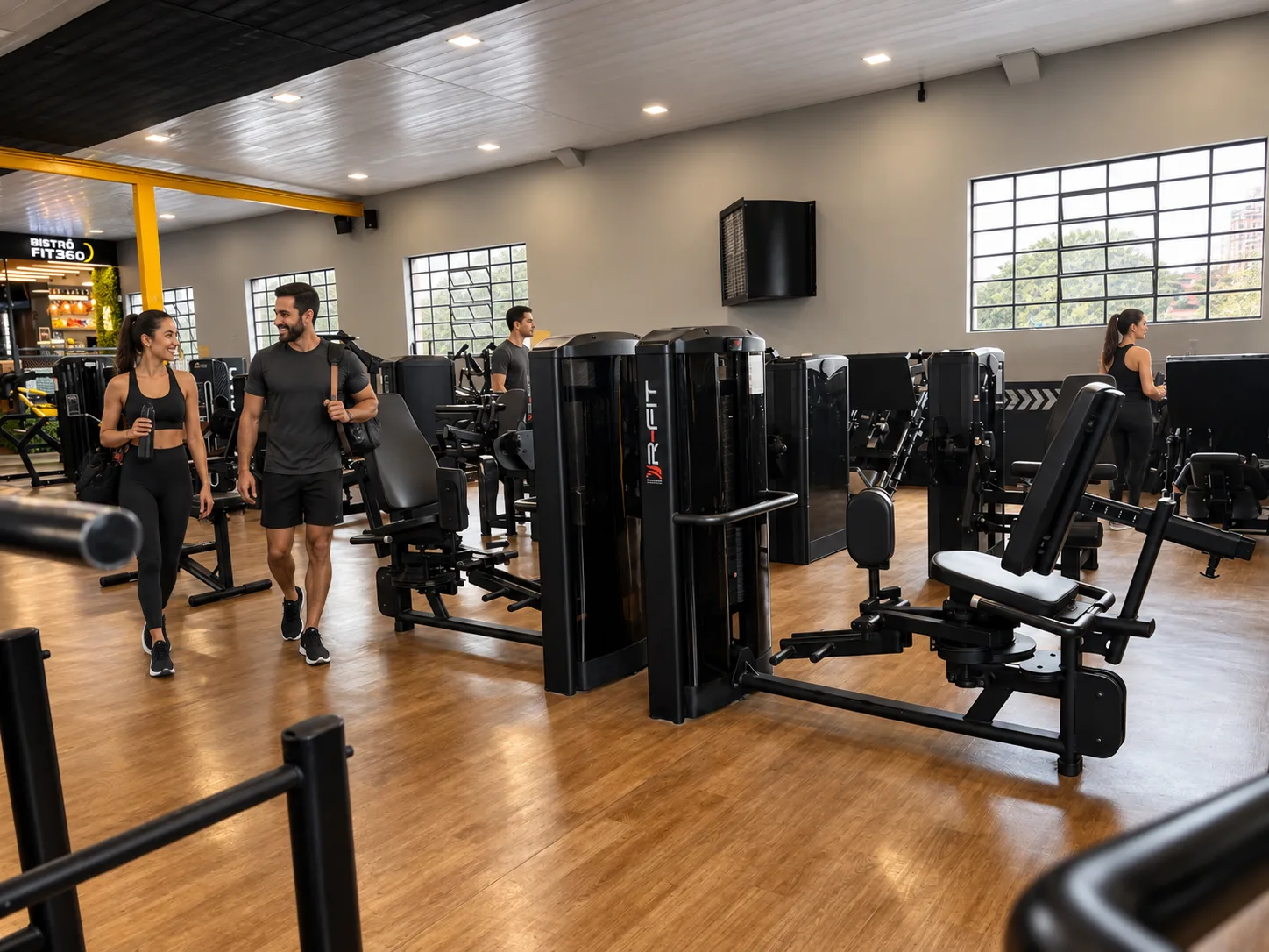 Sala de musculação da Academia Original